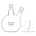 Stonylab 2-Neck Flat Bottom Boiling Flask 1000 ml