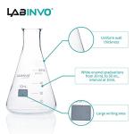 100ML Glass Erlenmeyer Flask Set - 6 Pack