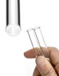QWORK 12-Inch Borosilicate Glass Tubes - Set of 10