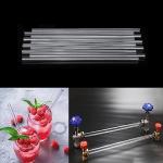 10-Pack 300mm Borosilicate Glass Tubes, 10mm OD