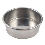 LabALPHA 4'' Stainless Steel Sieve Pan with Lid