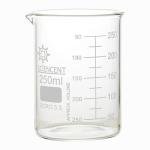 SCIENT Glass Beaker Set: 50ml, 100ml, 250ml