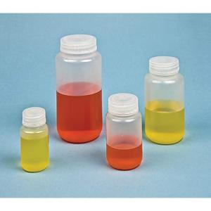 High Density Polyethylene Wide Mouth Reagent Bottles - 12 Pack