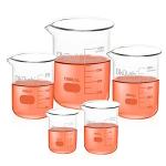 Okulab Graduated Glass Beaker Set, 50-1000ml