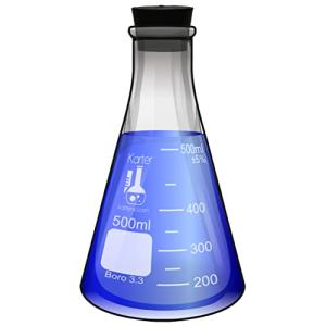 500ml Narrow Mouth Erlenmeyer Flask with Stopper