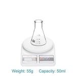 StonyLab 50ml Heavy Wall Glass Erlenmeyer Flasks