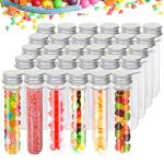 30 Pack Clear 45 ML Plastic Test Tubes