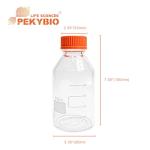 500ml Borosilicate Glass Media Storage Bottles (2 Pack)