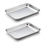 Stainless Steel Heavy Duty Tray - 2 Pack