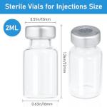 10 Pack of 2ml Glass Injection Vials