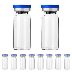 Plceo Sterile Self-Sealing Empty Vials (10ML, 12PCS)