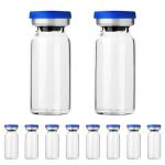 Plceo Sterile Self-Sealing Empty Vials (10ML, 12PCS)