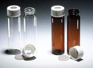 Clear Precleaned 20 mL EPA Vials - 72 Pack