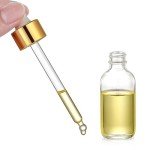 4 Pcs Glass Dropper Bottles with Funnel & Labels