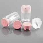 Clear Glass Vials with Locking Cap - 10 Pack