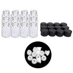 Beauticom 2ML Clear Glass Vials with Droppers - 12 Pack