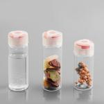 Clear Glass Vials with Locking Cap - 10 Pack