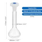 25ml Borosilicate Glass Graduated Volumetric Flask Set