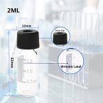 ALWSCI 2ml HPLC Vials with Screw Caps, 100 Pack