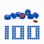 PEKYBIO 2ml HPLC Vials with Blue Caps, 100 pcs