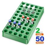 2-Pack Green Vial Rack for 2mL Autosampler Vials