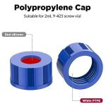 200PCS 9mm Blue Autosampler Vial Caps Set