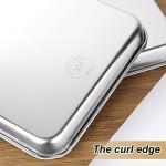 3-Pack Stainless Steel Surgical & Lab Instrument Trays