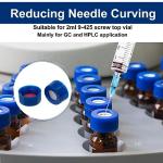200PCS 9mm Blue Autosampler Vial Caps Set