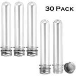 30 Pack Clear 45 ML Plastic Test Tubes