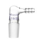 Borosilicate Glass 90° Vacuum/Gas Adapter 19/22