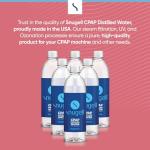 Snugell Distilled Water for CPAP Machines (6-Pack)