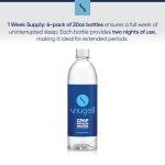 Snugell Distilled Water for CPAP Machines (6-Pack)