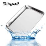 3-Pack Stainless Steel Surgical & Lab Instrument Trays