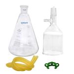Glass Vacuum Filtration Kit with 1000mL Bottle