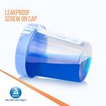 Sterile Specimen Cups with Lids & Labels, 100 Pack