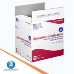 Sterile Specimen Cups with Lids & Labels, 100 Pack