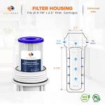 Aquaboon 5 Micron Whole House Sediment Filter, 6-Pack