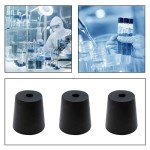 AnRui 6-Pack Tapered Rubber Stoppers for Lab Use