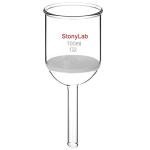 StonyLab 100ml Borosilicate Glass Buchner Funnel
