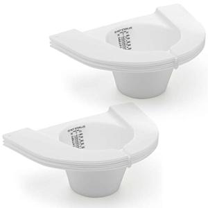 BodyHealt Graduated Specimen Collector Slant Pan (10 Pack)