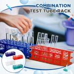 4 Pcs Detachable Plastic Test Tube Rack