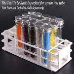 Buytra 2 Pack Plastic Test Tube Rack, 24 Holes