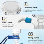 Borosilicate Glass Vacuum Filtration Apparatus 1000ml