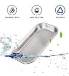 Stainless Steel Medical Trays - 3 Pack Set