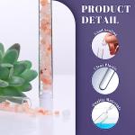 200 Pack Clear Plastic Test Tubes with Caps