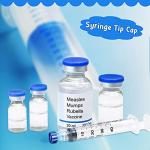 Syringe Tip Caps for Feeding Tubes, Blue (150)