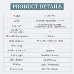 LABHOUSE 4-Position Magnetic Stirrer with Speed Control