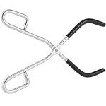 SHEUTSAN 3-Pack 10.2" Beaker Tongs with Rubber Ends