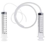 Buytra 2 Pack 100ML Plastic Syringes with Tubing