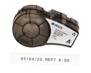 Brady Solvent-Resistant Lab Label, Black on White